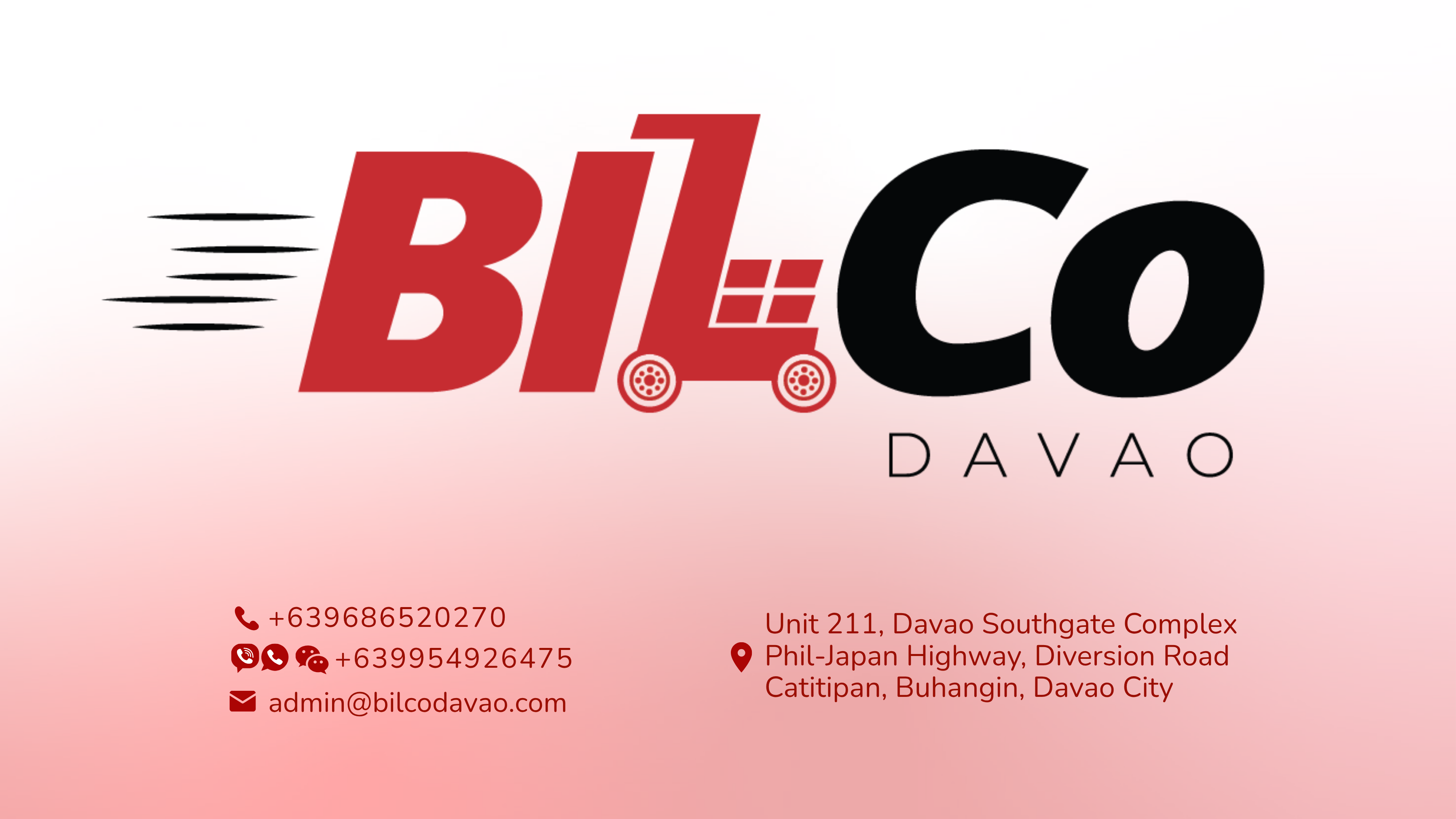 Bilco Davao Landing Page